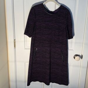 Donna Morgan A-line Dress, Deep Purple Black